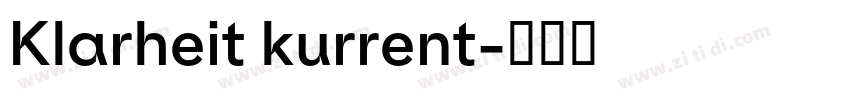 Klarheit kurrent字体转换 Klarheit kurrent字体转换